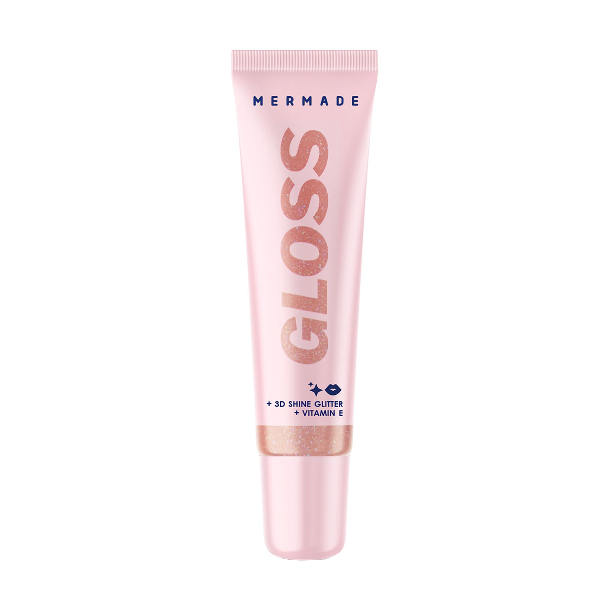 Уцінка! Сяючий блиск для губ Mermade Gloss, Rose, 15 г